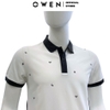 Áo Thun polo Nam Tay Ngắn Có Cổ Owen APV233180 Màu trắng dáng Body Fit chất liệu cotton