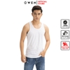 Áo Ba Lỗ Nam Owen LAW232583 màu trắng Dáng Slim Fit vải cotton