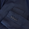 Áo Demi - Blazer Owen BL231717 màu navy trơn dáng slimfit vải polyester