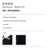 Áo Thun polo Nam Tay Ngắn Có Cổ Owen APV220351 Màu Đen Dáng Body Fit Chất liệu PE Cool