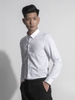 Áo Sơ Mi Nam Tay Dài Aristino ALSR08 (ALS30707) Màu Trắng Dáng Slim Fit Không Túi Vải Sợi Tre