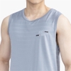 Áo Ba Lỗ Nam Aristino ATT016S2 Kẻ Chìm 3 Màu Lựa Chọn Kiểu dáng Tank Top Sát Nách chất liệu Polyester