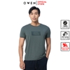 Áo Thun Nam Tay Ngắn Không Cổ Owen TSN231440 màu xanh rêu dáng body fit vải cotton