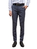 Quần Tây Nam Aristino ATR02301 Quần Âu Nam Màu Xanh Tím Than 16 Kẻ Dáng Slim Fit Vải Polyester