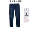 Quần Jean Nam Owen Quần Bò Nam QJS230156 màu xanh Dáng Slim Fit vải cotton
