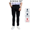 Quần Kaki Nam Owen QKSL23627 Màu Đen Kiểu Dáng Slim Fit Chất liệu Cotton