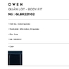 Quần Lót Nam Owen QLBR221102 màu navy trơn kiểu sịp đùi Boxer Vải Cotton