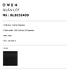 Quần Lót Nam Owen QLB232409 màu đen dáng sịp đùi vải cotton