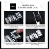 Thắt Lưng Nam Owen BELT232628 dây da màu nâu sần Mặt Khóa Trượt Tự Động chất liệu da PU