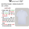 Áo Thun Polo Nam Cổ Bẻ Aristino APSR11 Màu: Đen 9, Trắng 6, Xanh cổ vịt 52