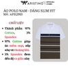 Áo Thun Polo Nam Cổ Bẻ Aristino APS129S3 Màu: Xanh rêu 68 kẻ Jacquard