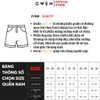 Quần Short Nam Owen SK241229 sóc kaki màu be xám dáng slim fit chất liệu CVC spandex