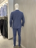 Ves bộ OWEN VES231686 Màu xanh melange dáng slim fit Vải Polyester
