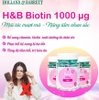 Viên BIOTIN Mọc, Khoẻ Tóc H & B Biotin 1000µg