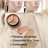 Che Khuyết Điểm The Saem Cover Perfecttion Triple Pot Concealer