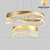 DIAMOND LIGHTING ĐÈN CHÙM ADONIA PHA LÊ HIỆN ĐẠI VÀNG TRẮNG - DCHD 1200Q