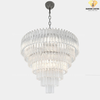 DIAMOND LIGHTING ĐÈN CHÙM PHA LÊ HIỆN ĐẠI BẠC TRẮNG - DC 1239