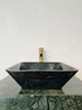 NATURAL STONE BATHROOM BASIN - INDIA GREEN - LVV10