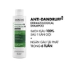 Dầu gội giảm gàu cho da đầu dầu ngứa Vichy Dercos Anti Dandruff DS Dermatological Shampoo 200ml
