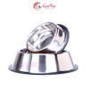 Bát cho chó mèo bát inox đế cao su chống trượt cho thú cưng nhiều size - CutePets