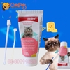Bộ Kem đánh răng cho mèo Bioline 50g + Bàn chải - CutePets