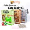 Cát đậu phụ Cute Tabby 6L Tofu Cat Litter đổ được bồn cầu - Cutepets