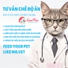 Hạt mèo MR.VET túi 1kg thức ăn mèo Mix thịt sấy - Cutepets