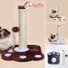 Trụ cào móng mèo hình bàn chân kèm trụ 40cm đồ chơi cho mèo - CutePets