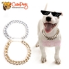 Vòng cổ cho chó mèo xích mạ vàng sang chảnh siêu ngầu - CutePets