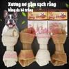 Xương nơ gặm sạch răng da bò trắng Dành cho chó - CutePets