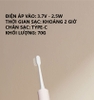 Bàn chải điện Xiaomi Mijia T200 Sonic, Bàn chải được thiết kế đơn giản, nhỏ gọn