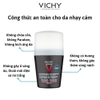 Lăn khử mùi Vichy đen 50ml dành cho nam giới