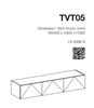 TỦ TIVI TREO TƯỜNG TVT05