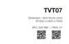 TỦ TIVI TREO TƯỜNG TVT07