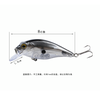 Cá giả Crankbait Luya Shad SH007 (11g-80mm-2,5m)