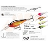 Cá giả Crankbait DW36 Fatshad (80mm-13g)