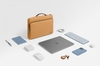Túi chống sốc TOMTOC (USA) Briefcase Macbook/Ultrabook 14″ Bzonze (A14C1Y1)