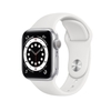 Apple Watch Series 6 GPS Silver Aluminum Case With White Sport Band