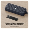 Box Ổ Cứng SSD Hyperdrive Next USB4 NVME SSD Enclosure (HD5001GL)