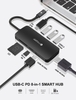 Cổng Chuyển Đổi Mazer USB-C 8-in-1 Hub To HDMI 4Kx2 (M-UC2MULTI4082)