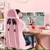 Ghế game - ghế livestream màu hồng : KG - 718