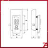 Khóa Tủ Điện Tử EL3300-TK Hafele - 225.12.650