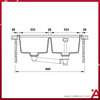 570.30.310 - Chậu Rửa Đá HS20-GEN2S80 Hafele