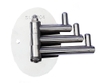 Móc áo 3 chấu MA14 đế tròn inox 304