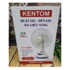 KT9300-2B - Quạt sạc - Đèn sạc đa chức năng loại 2 bình Kentom