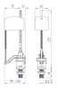 Bộ xả 2 nhấn VS2207 liền khối loại thấp