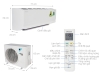 Điều hòa Daikin 9000BTU 2 chiều Inverter FTHF25XVMV