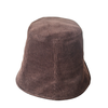 PREMI3R Mũ Bucket nhung mềm co giãn màu Summer Bucket Hat