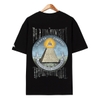 Áo thun flipper DROP illuminati Pyramid white FT0043