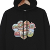 CAMP patch2 hoodie black FT0119